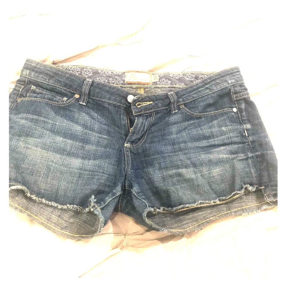 Paige denim short shorts size 29
